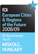 Miskolc is a Competitive Investment Place as per the Financial Times.